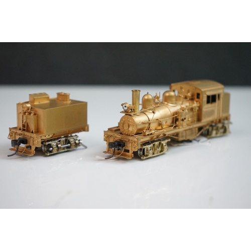 103 - Boxed Westside Model Co Ho gauge West Side Lumber Co No 10 3 Truck Shay brass locomotive & tender, b... 