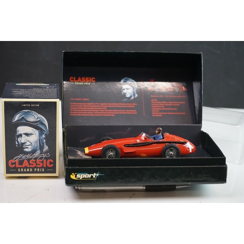 1032 - Six boxed ltd edn Scalextric Classic Grand Prix slot cars to include 5 x Goodwood (C2551A Maserati 2... 