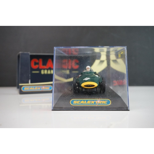 1032 - Six boxed ltd edn Scalextric Classic Grand Prix slot cars to include 5 x Goodwood (C2551A Maserati 2... 