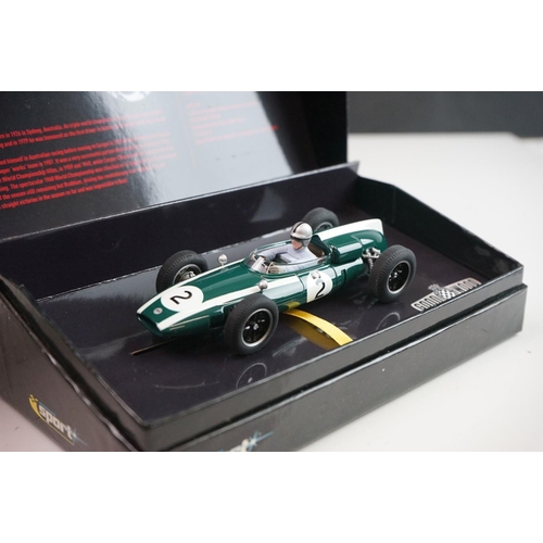 1032 - Six boxed ltd edn Scalextric Classic Grand Prix slot cars to include 5 x Goodwood (C2551A Maserati 2... 