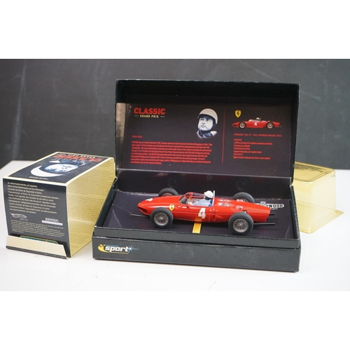 1032 - Six boxed ltd edn Scalextric Classic Grand Prix slot cars to include 5 x Goodwood (C2551A Maserati 2... 