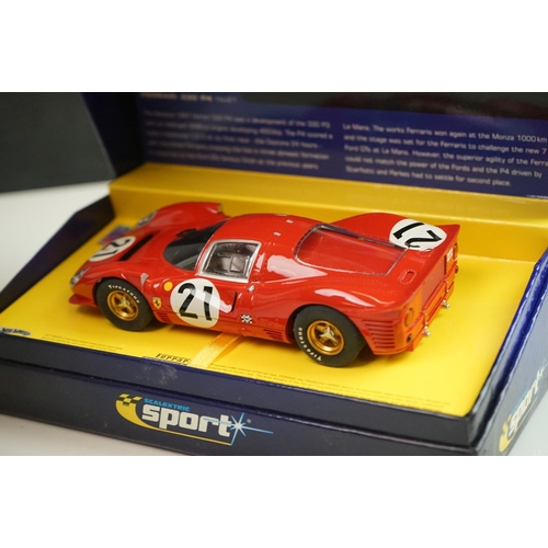 1033 - Two boxed ltd edn Scalextric Sport slot cars to include C2641A Ferrari 330 P4 Le Mans 1967 Scarfiott... 