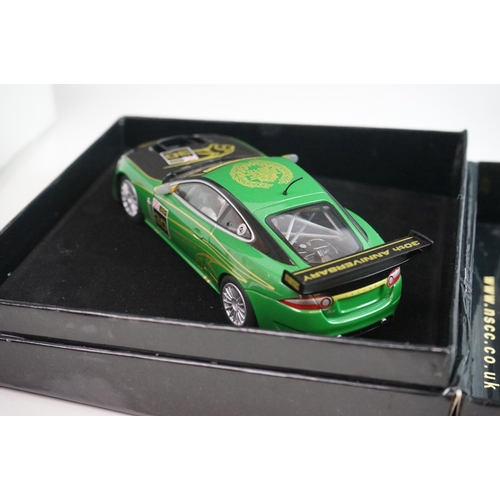 1036 - Boxed Scalextric NSCC 30th Anniversary C3144 Jaguar XKR GT3 NSCC slot car, with certificate car, vg