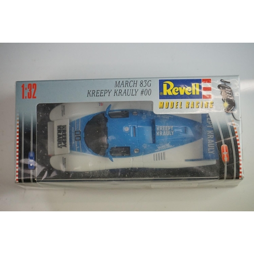 1037 - Two cased /boxed Revell slot cars to include 08372 March 83G Kreepy Krauly #00 and 08352 Shelby Cobr... 