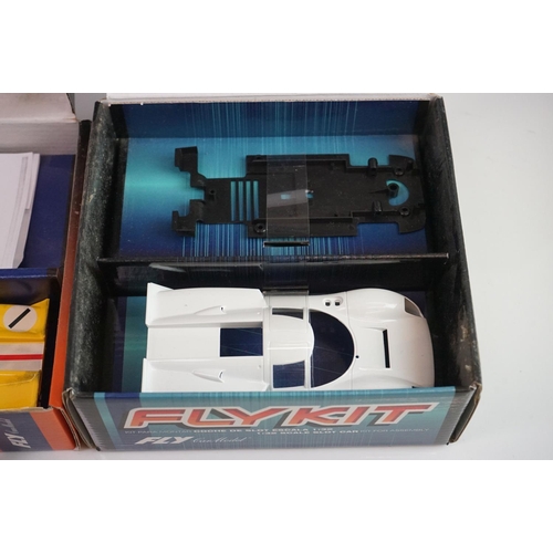 1038 - Two boxed Fly Fast Kit slot cars to include 88230 Lola T70 mkIIIB Thruxton 1969 EP0013 (built) and 8... 