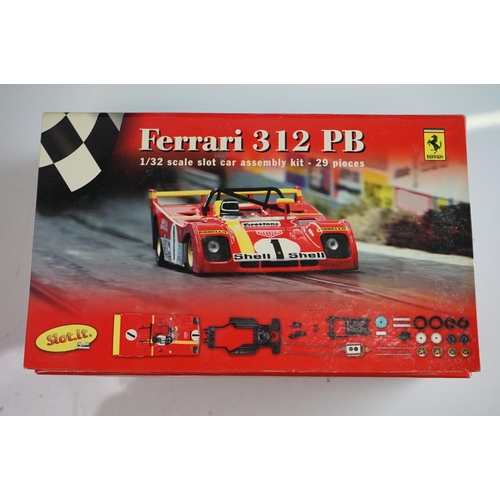 1039 - Two cased / boxed Slot it slot cars to include CA18c GT40 and CA18a Alan Mann Racing GT40 (both seal... 