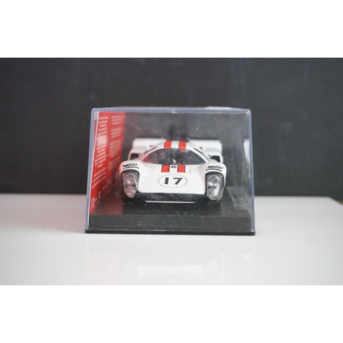 1041 - Five cased slot cars to include 3 x Slotwings (Lola T70 H Le Mans 1970 Ormes / Prophet, Lola T70 Tou... 