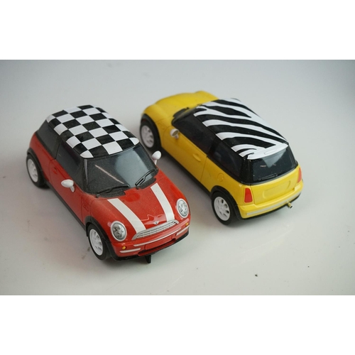 1044 - Five Scalextric slot cars within original Hornby polystyrene to include Classic Racing Car, and 4 x ... 