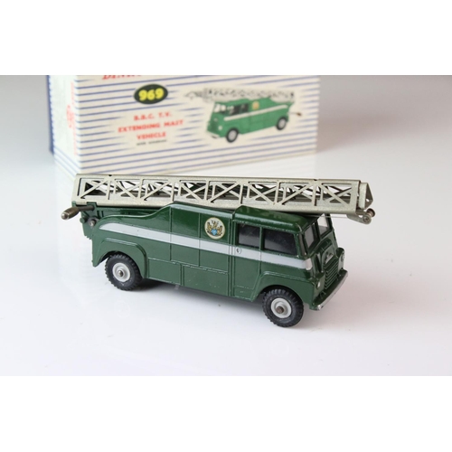 1046 - Boxed Dinky Supertoys 969 BBC TV Extending Mast Vehicle diecast model, diecast vg, no satellite, gd ... 