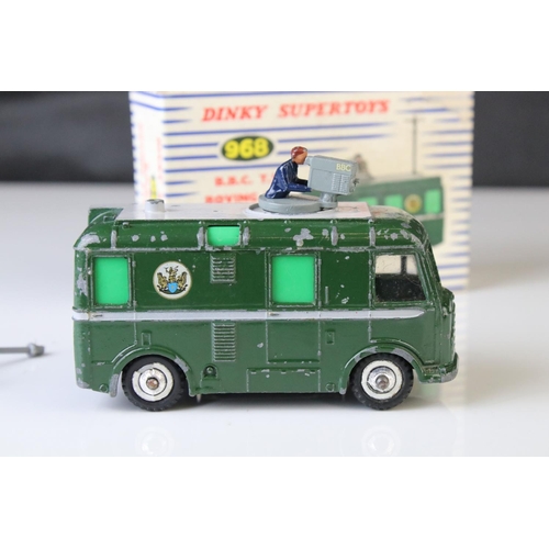 1047 - Boxed Dinky Supertoys 968 BBC TV Roving Eye Vehicle diecast model, with cameraman to roof and aerial... 