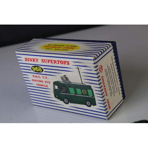 1047 - Boxed Dinky Supertoys 968 BBC TV Roving Eye Vehicle diecast model, with cameraman to roof and aerial... 