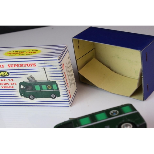 1047 - Boxed Dinky Supertoys 968 BBC TV Roving Eye Vehicle diecast model, with cameraman to roof and aerial... 