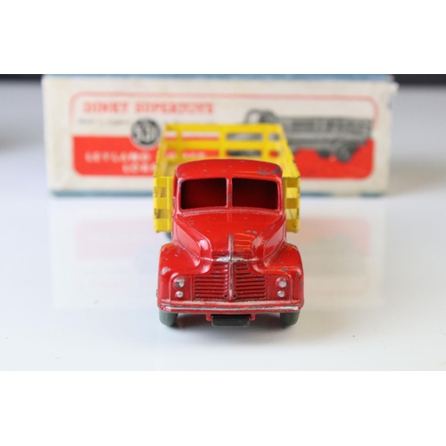 1051 - Two boxed Dinky Supertoys 531 Leyland Comet Lorry both with yellow trucks, one with blue can & red h... 