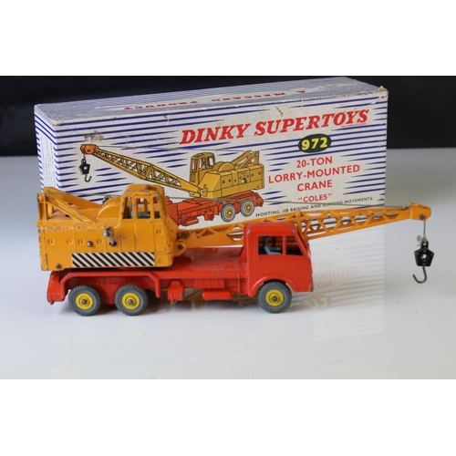 1058 - Two boxed Dinky Supertoys 'Coles' diecast models to include 571 Coles Mobile Crane (vg with paint ch... 