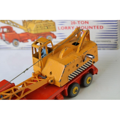 1058 - Two boxed Dinky Supertoys 'Coles' diecast models to include 571 Coles Mobile Crane (vg with paint ch... 