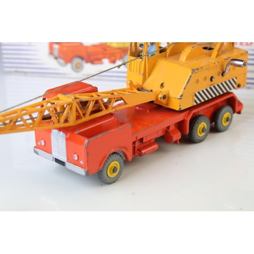 1058 - Two boxed Dinky Supertoys 'Coles' diecast models to include 571 Coles Mobile Crane (vg with paint ch... 