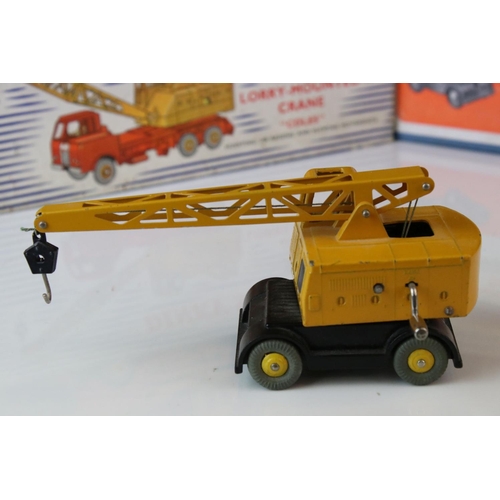 1058 - Two boxed Dinky Supertoys 'Coles' diecast models to include 571 Coles Mobile Crane (vg with paint ch... 