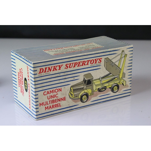 1059 - Boxed French 38A / 895 Camion Unic Multibenne Marrel diecast model, diecast vg with some paint chips... 