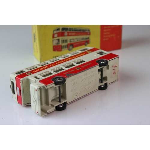 1060 - Two boxed Dinky diescast bus models to include 289 Routemaster Bus with Tern Shirts advertisement, a... 