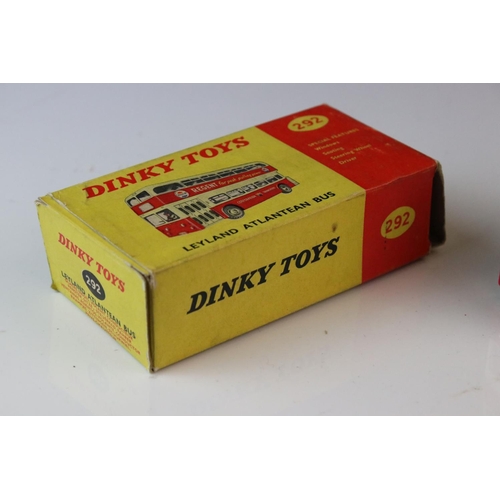 1060 - Two boxed Dinky diescast bus models to include 289 Routemaster Bus with Tern Shirts advertisement, a... 