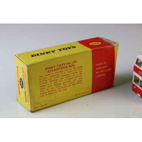 1060 - Two boxed Dinky diescast bus models to include 289 Routemaster Bus with Tern Shirts advertisement, a... 