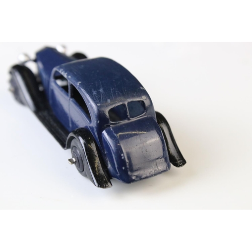 1071 - Ten early-mid 20th C Dinky diecast road models including 3 x 36b, 30b, 36g, 3 x 30C etc, some paint ... 