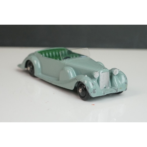 1072 - Nine early-mid 20th C Dinky diecast road models including 38d, 3 x 38c, 30a, 2 x 39f etc, some paint... 