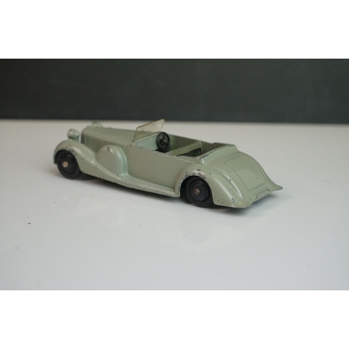 1072 - Nine early-mid 20th C Dinky diecast road models including 38d, 3 x 38c, 30a, 2 x 39f etc, some paint... 