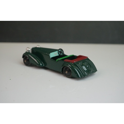 1072 - Nine early-mid 20th C Dinky diecast road models including 38d, 3 x 38c, 30a, 2 x 39f etc, some paint... 