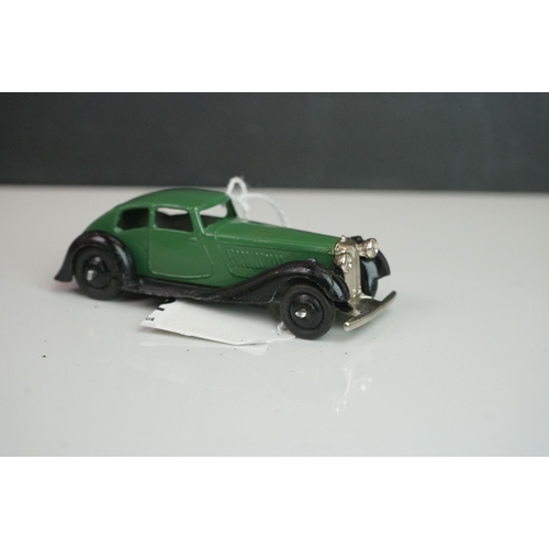 1072 - Nine early-mid 20th C Dinky diecast road models including 38d, 3 x 38c, 30a, 2 x 39f etc, some paint... 