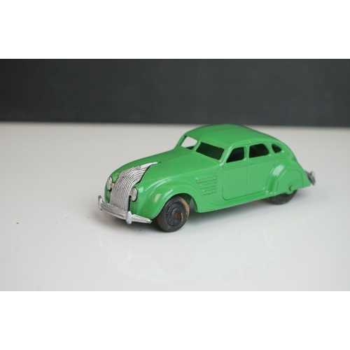 1072 - Nine early-mid 20th C Dinky diecast road models including 38d, 3 x 38c, 30a, 2 x 39f etc, some paint... 