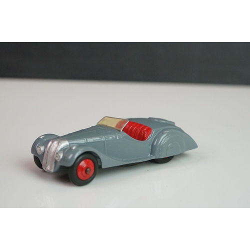 1073 - 12 Mid 20th C Dinky diecast road models to include Buick Roadmaster, Plymouth Plaza, 545 De Soto 59 ... 