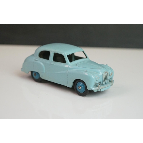 1073 - 12 Mid 20th C Dinky diecast road models to include Buick Roadmaster, Plymouth Plaza, 545 De Soto 59 ... 