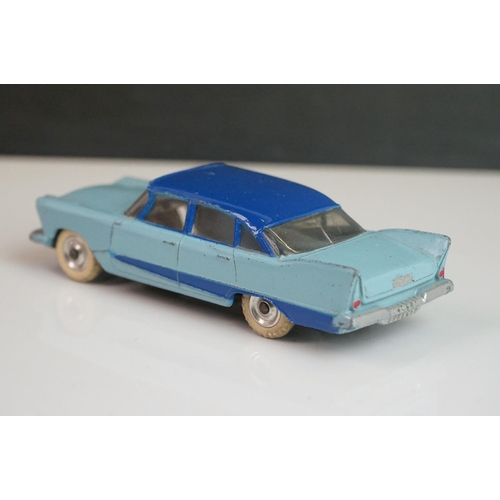 1073 - 12 Mid 20th C Dinky diecast road models to include Buick Roadmaster, Plymouth Plaza, 545 De Soto 59 ... 