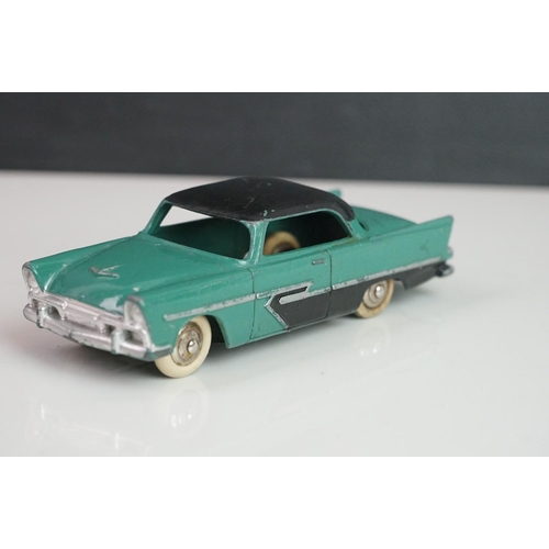 1073 - 12 Mid 20th C Dinky diecast road models to include Buick Roadmaster, Plymouth Plaza, 545 De Soto 59 ... 