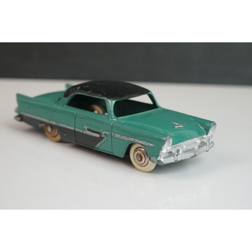 1073 - 12 Mid 20th C Dinky diecast road models to include Buick Roadmaster, Plymouth Plaza, 545 De Soto 59 ... 