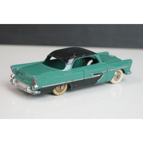 1073 - 12 Mid 20th C Dinky diecast road models to include Buick Roadmaster, Plymouth Plaza, 545 De Soto 59 ... 