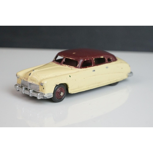 1073 - 12 Mid 20th C Dinky diecast road models to include Buick Roadmaster, Plymouth Plaza, 545 De Soto 59 ... 