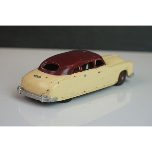 1073 - 12 Mid 20th C Dinky diecast road models to include Buick Roadmaster, Plymouth Plaza, 545 De Soto 59 ... 