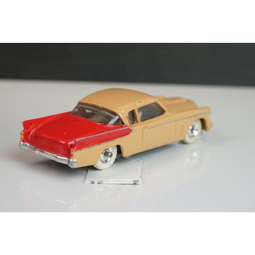 1073 - 12 Mid 20th C Dinky diecast road models to include Buick Roadmaster, Plymouth Plaza, 545 De Soto 59 ... 