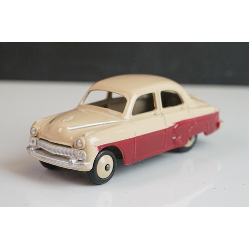 1075 - 12 Mid 20th C Dinky diecast road models to include 179 Studebaker President, 133 Cunningham, Plymout... 