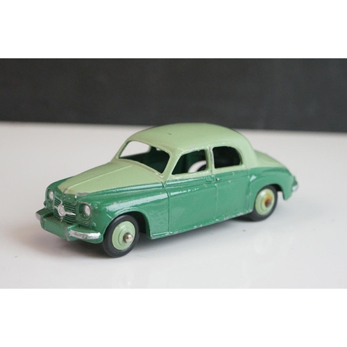 1075 - 12 Mid 20th C Dinky diecast road models to include 179 Studebaker President, 133 Cunningham, Plymout... 