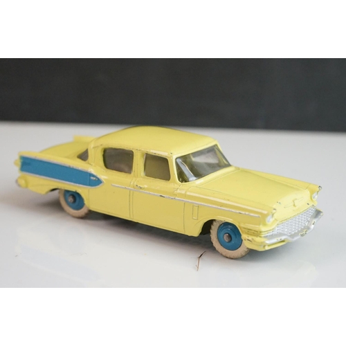 1075 - 12 Mid 20th C Dinky diecast road models to include 179 Studebaker President, 133 Cunningham, Plymout... 