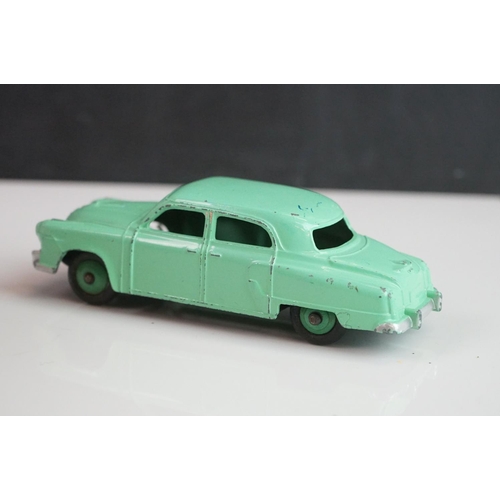 1075 - 12 Mid 20th C Dinky diecast road models to include 179 Studebaker President, 133 Cunningham, Plymout... 