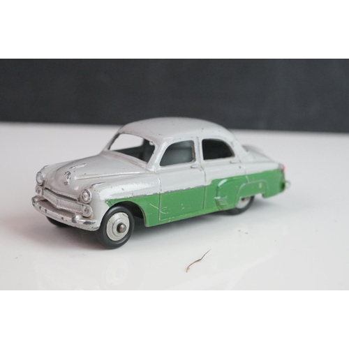 1075 - 12 Mid 20th C Dinky diecast road models to include 179 Studebaker President, 133 Cunningham, Plymout... 