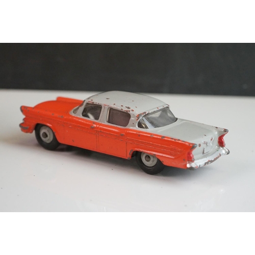 1077 - 12 Mid 20th C Dinky diecast road models to include Humber Hawk x 3, Packard x 3, 180 Packard Clipper... 