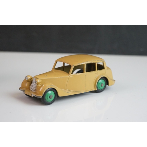 1077 - 12 Mid 20th C Dinky diecast road models to include Humber Hawk x 3, Packard x 3, 180 Packard Clipper... 