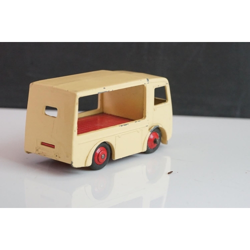 1078 - Four 30V NCB Electric Van diecast models, all variants, with some repainting and play wear