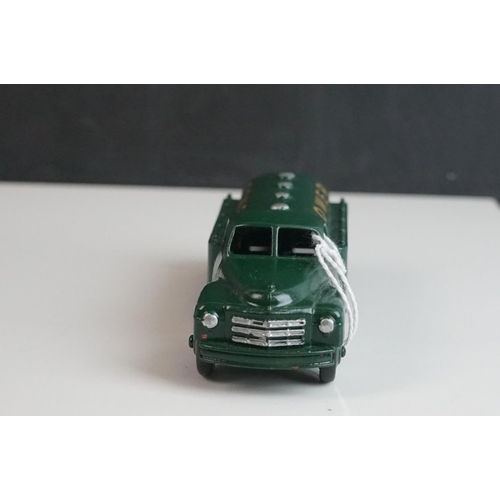 1080 - Four Dinky diecast tankers all reconditioned & painted, with Mobilgas, Castrol, Nationale & Power de... 