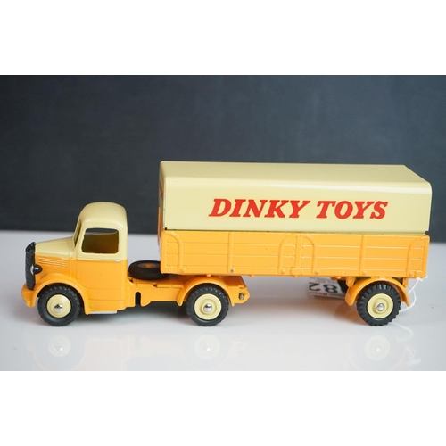 1082 - Two reconditioned Dinky diecast commercial models to include Bedford with Dinky Toys decals and Guy ... 